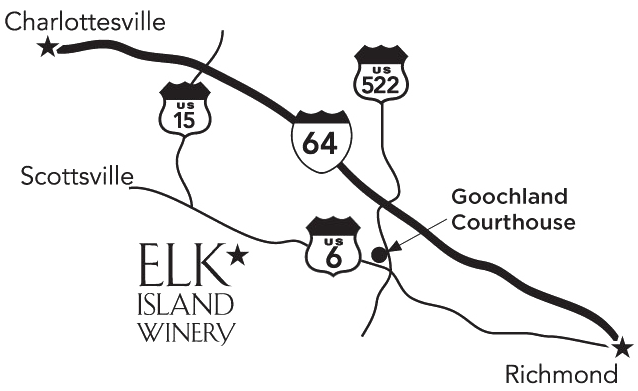 Map - Elk Island Winery