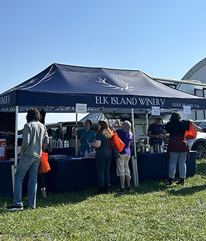 elk island tasting tent