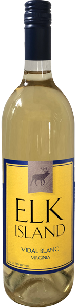 a bottle of vidal blanc