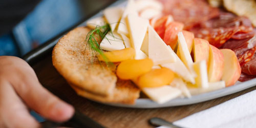 a tasting platter